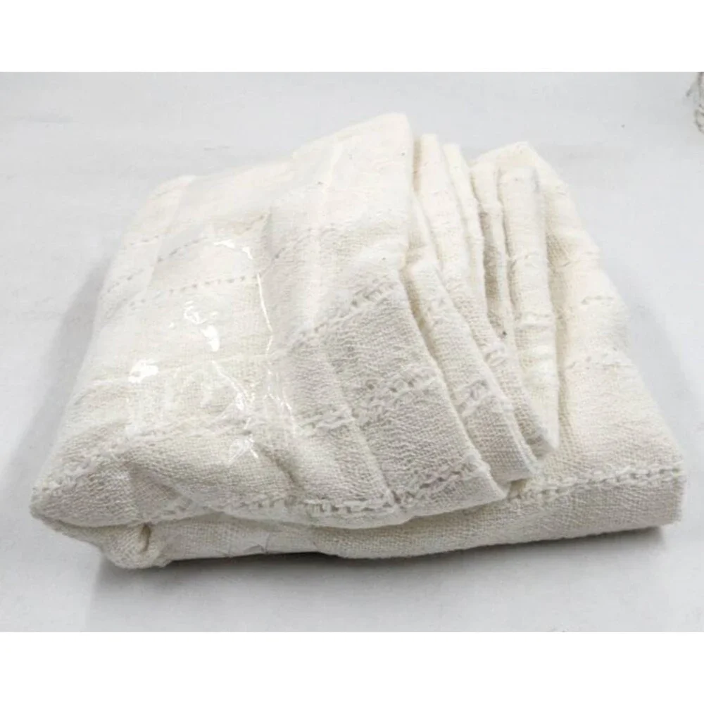 Lauren Ralph Lauren Wells Sham European Cream Hidden Zip Closure Bottom Back